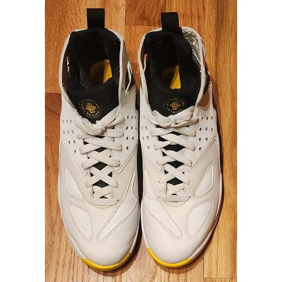 RARE 1992 Men’s Size 8.5 Nike Air Challenge Huarache Bright Goldenrod Agassi VTG - Picture 4 of 16